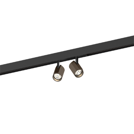 Wever & Ducré+CENO on STREX 2.0 LED 13.8W 965lm 2700K CRI>90 31°, hämardatav DALI, siinivalgusti, matt must/pronks